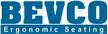Bevco 9551LE2-BL - Integra-ECR 9000 Series Class 10 ESD Cleanroom Chair - Static Control Vinyl Large Back - 21.5"-3.5" - ESD Mushroom Glides - Blue